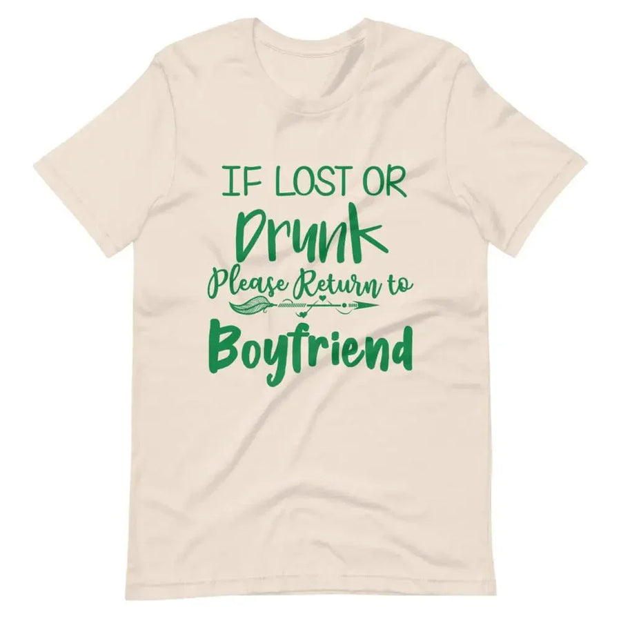 If Lost Or Drunk Please Return To Boyfriend & I'm The Boyfriend Couples Tee Bundle