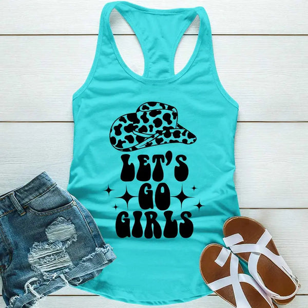 Let's Go Girls Party Tank Top - Best Friend Tank