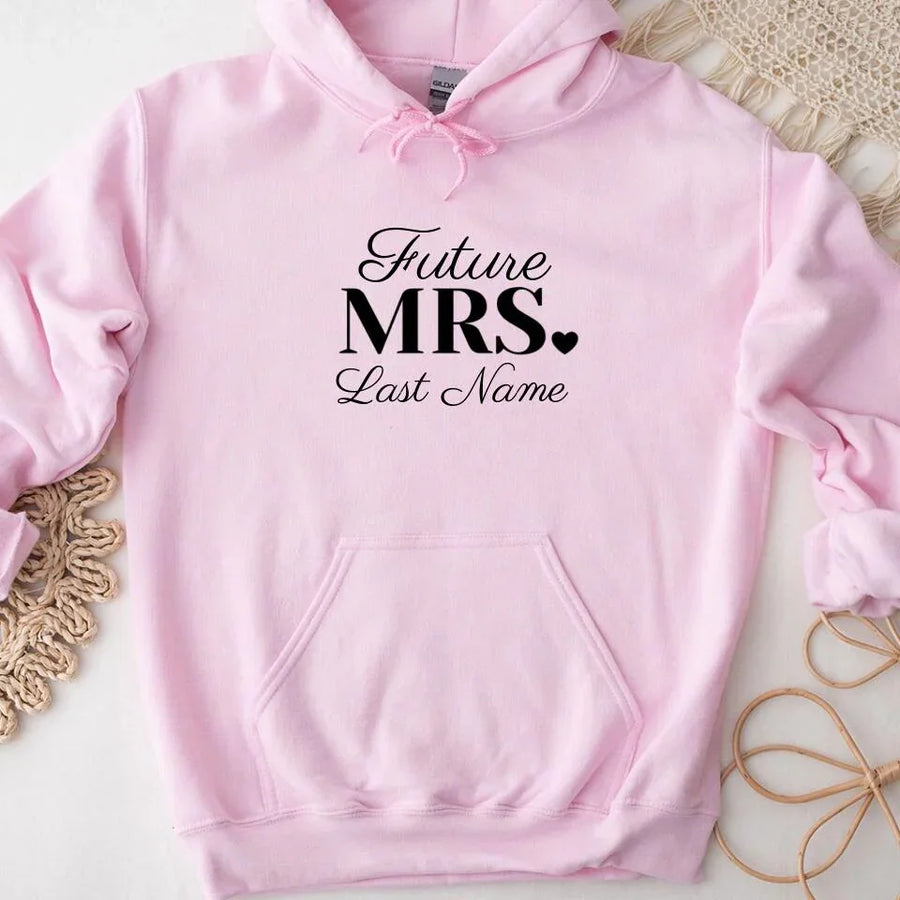 Mrs. Last Name Personalized Tees
