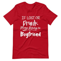 If Lost Or Drunk Please Return To Boyfriend & I'm The Boyfriend Couples Tee Bundle