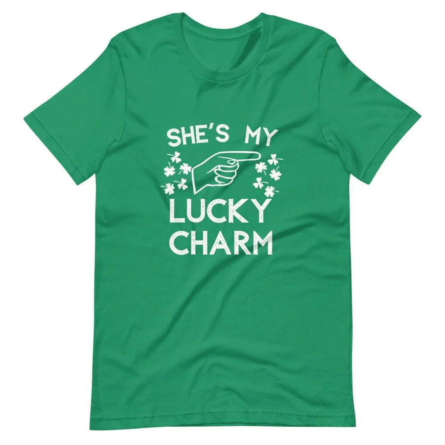 She's/He's My Lucky Charm Pointing Couples Tee Bundle