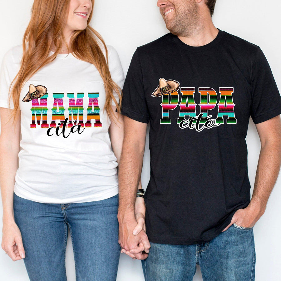 Mama/Papa Couple Tee