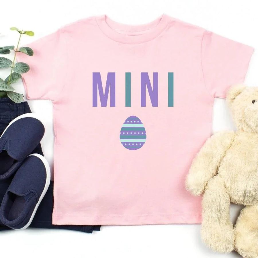 Customizer - Mama Mini Easter Egg Tee - Mom And Daughter Easter Tee