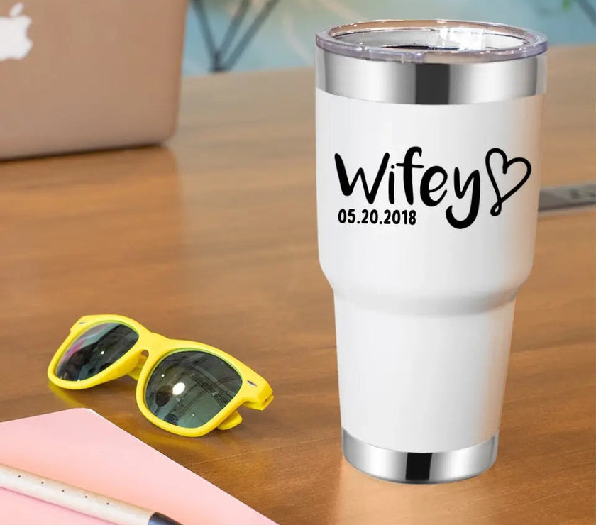 Customizer - Hubby & Wifey Personalized Tumbler