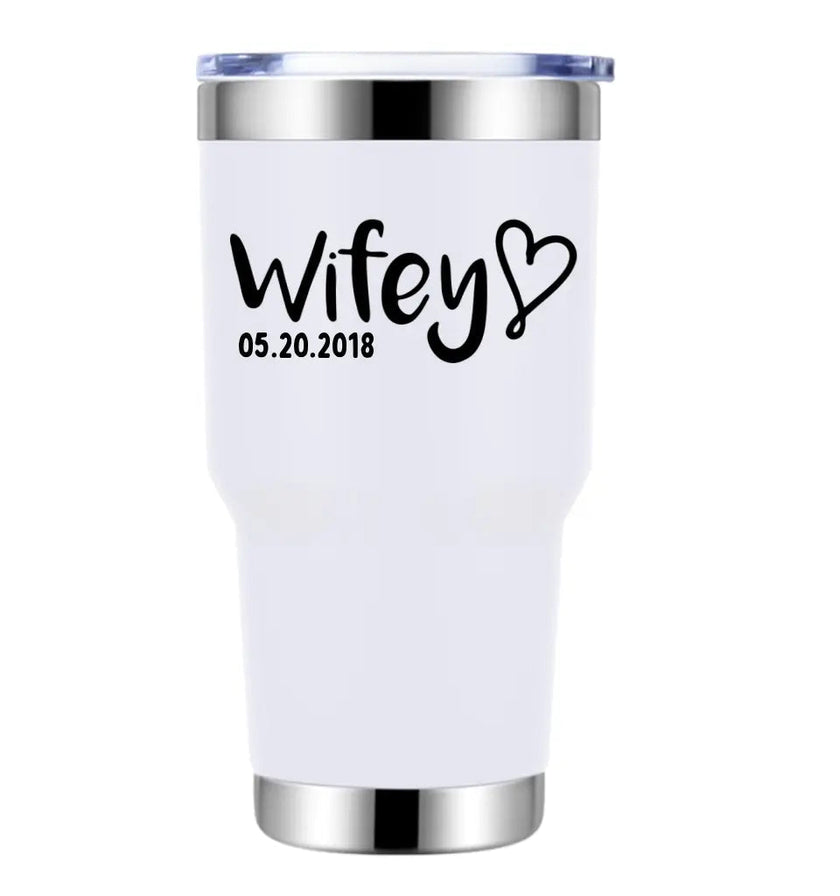 Customizer - Hubby & Wifey Personalized Tumbler