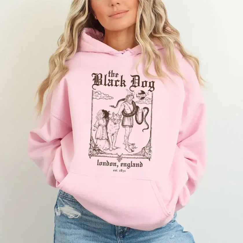 Black Dog Hoodies