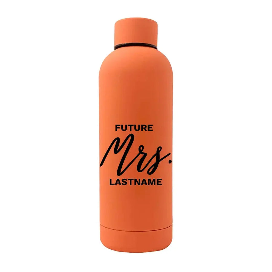 Customizer - Future Mrs. Personalized 17oz Rubber Bottle