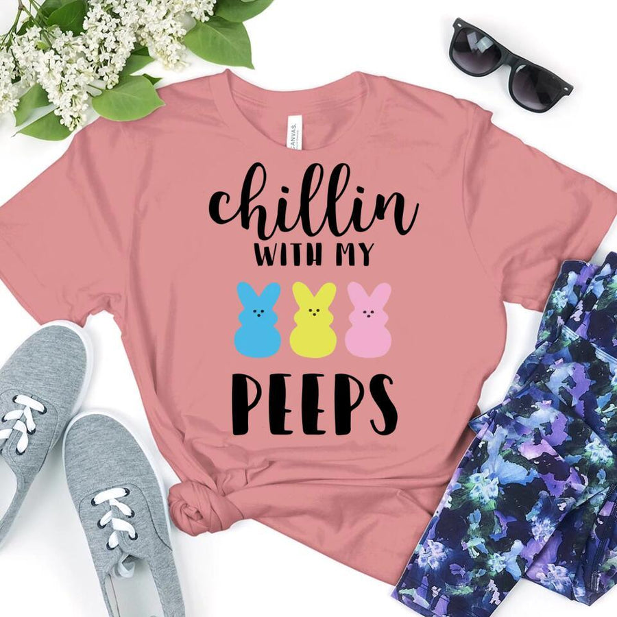 Customizer - Chilling With My Peeps Family Tee