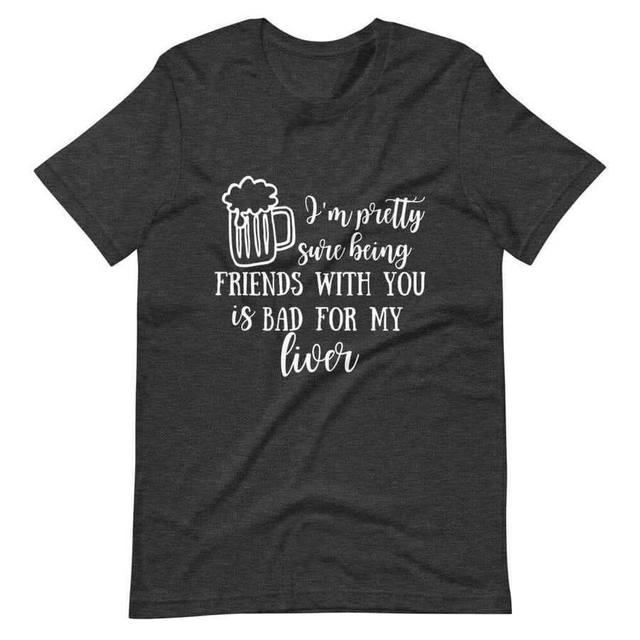Raising Glasses, Risking Livers Couples Tee Bundle