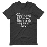 Raising Glasses, Risking Livers Couples Tee Bundle