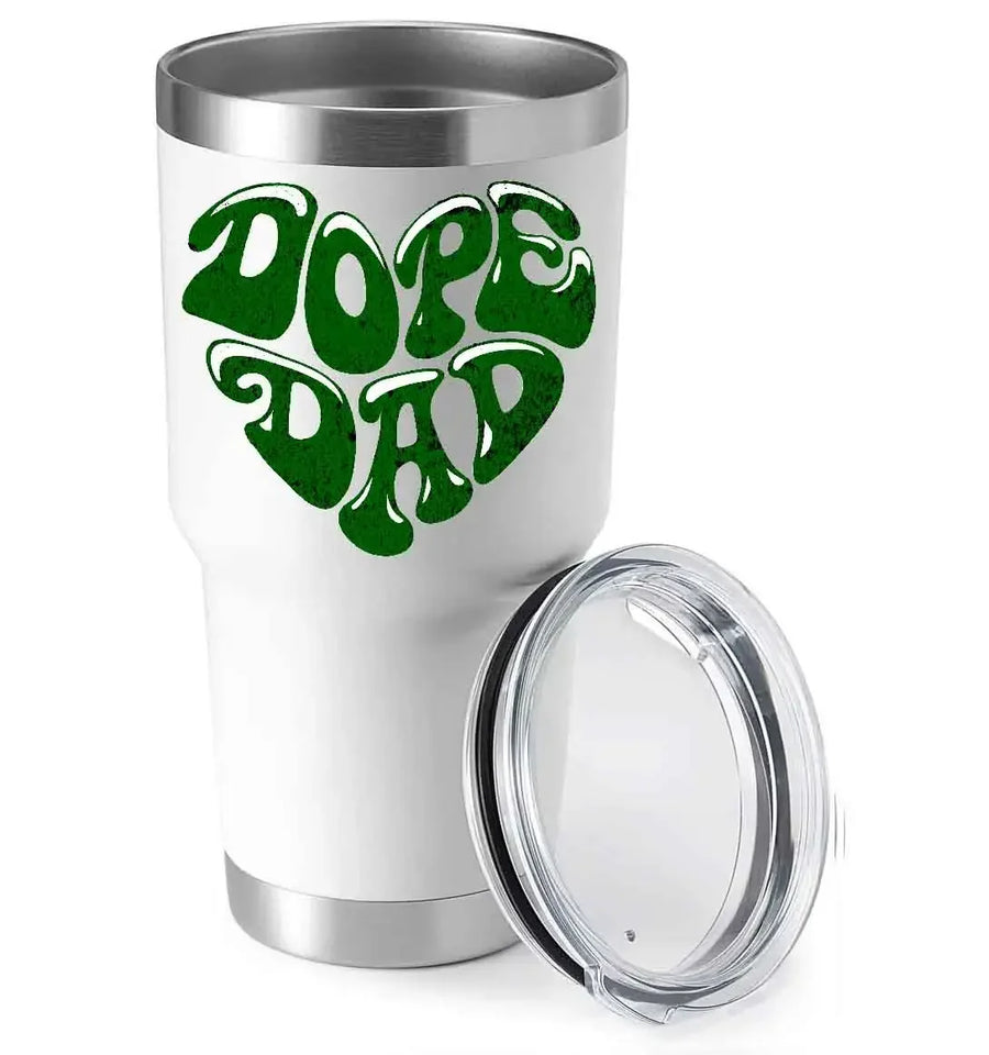 Dope Dad Retro Graphic 30oz Tumbler