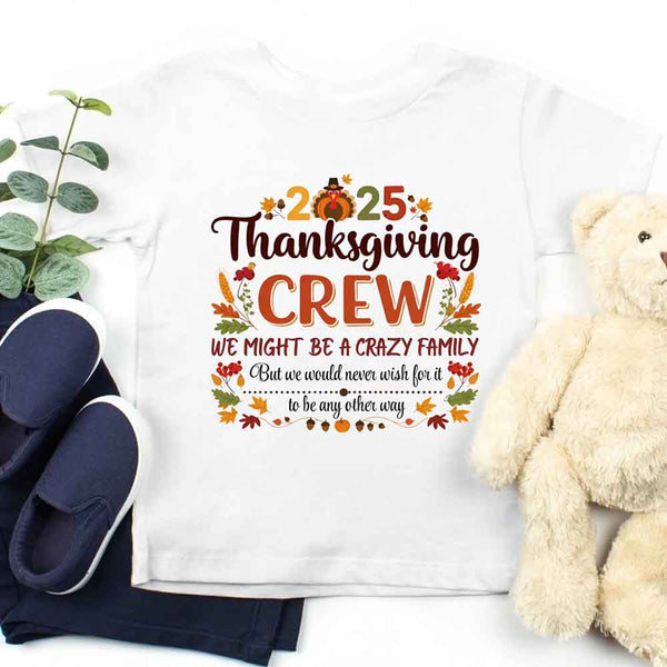 Thanksgiving Family Matching Funny Shirts – Fall Holiday Adult Tees
