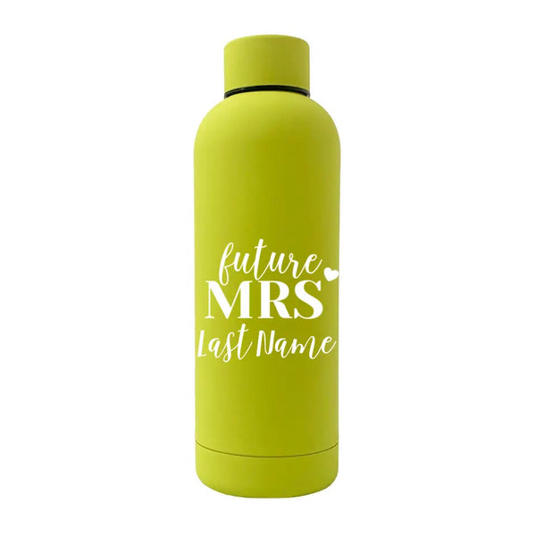 Customizer - Future Mrs & Mr Personalized Rubber Bottle