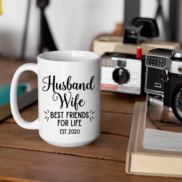 Customizer - Husband Wife Besties Personalized MUG 15oz