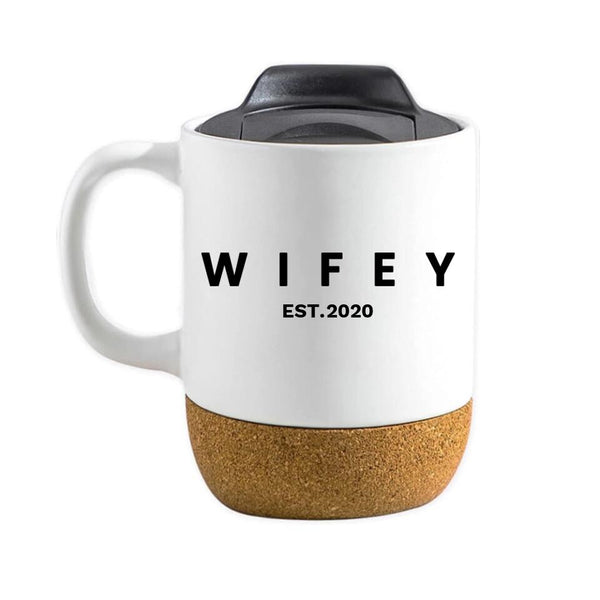 Customizer - Wifey Personalized Cork Mug