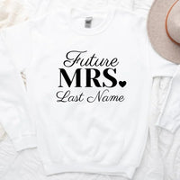 Mrs. Last Name Personalized Tees