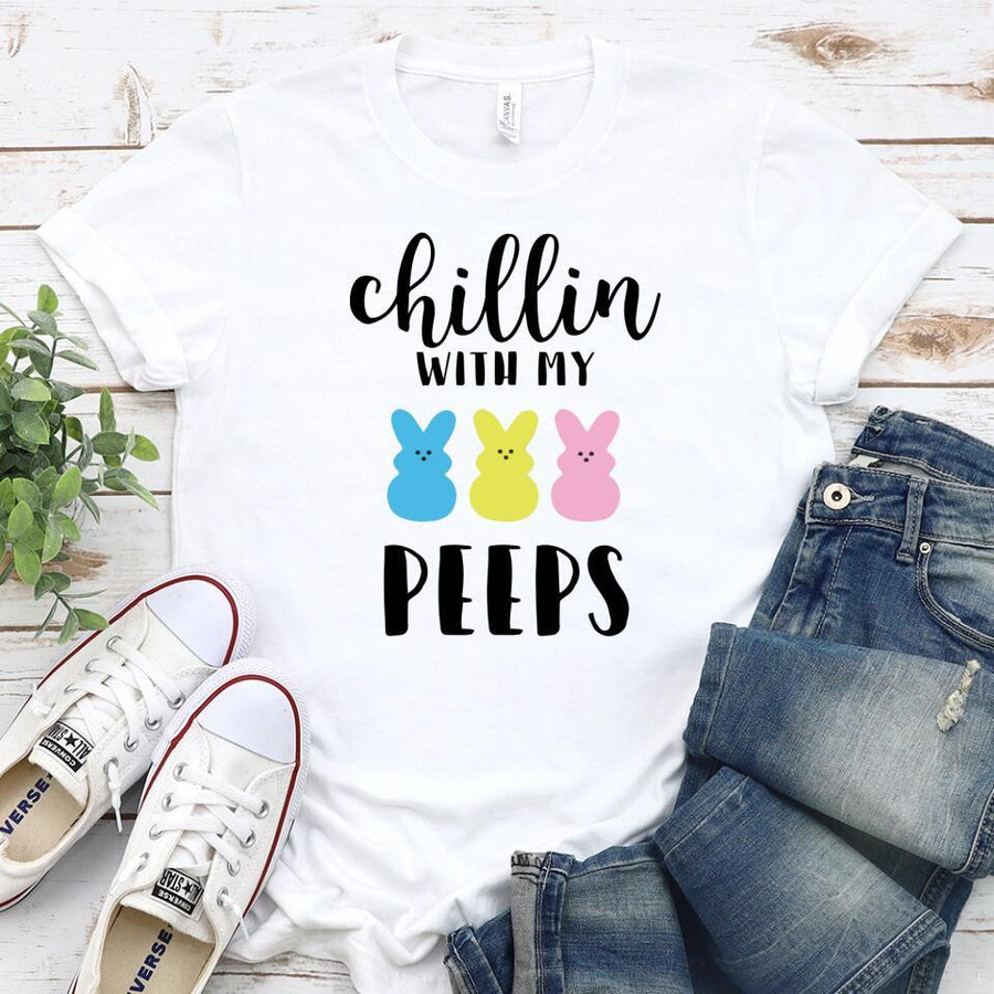 Customizer - Chilling With My Peeps Family Tee