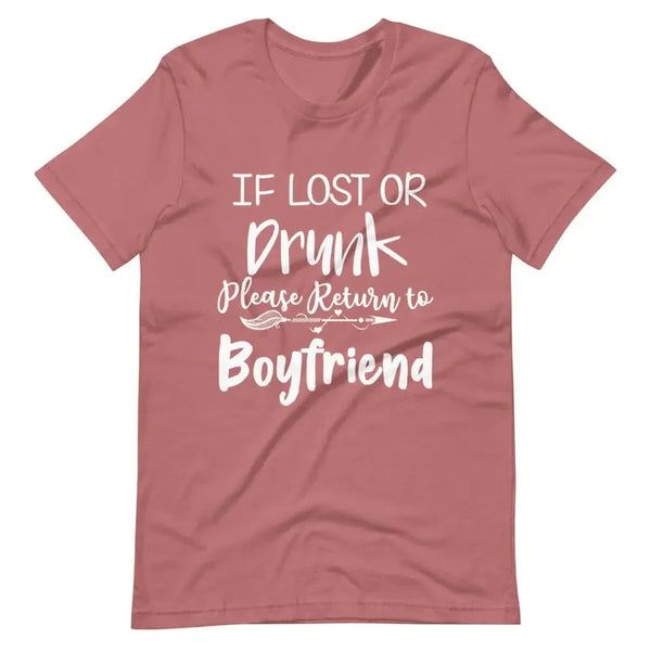 If Lost Or Drunk Please Return To Boyfriend & I'm The Boyfriend Couples Tee Bundle