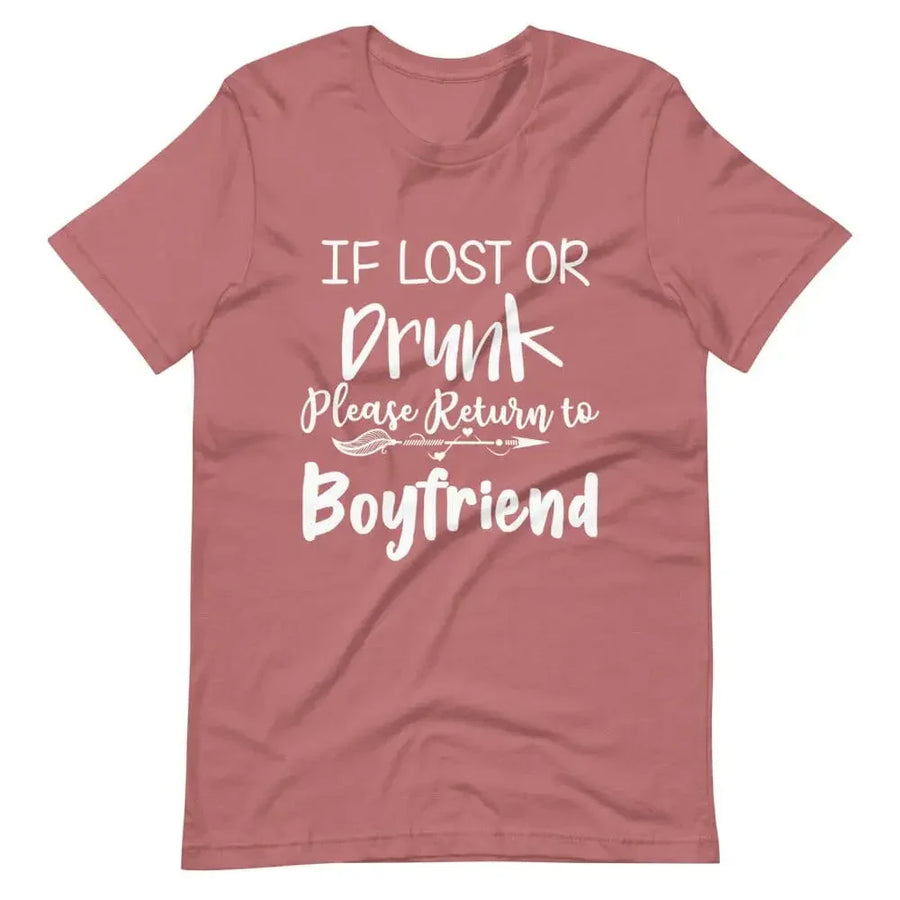If Lost Or Drunk Please Return To Boyfriend & I'm The Boyfriend Couples Tee Bundle