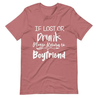 If Lost Or Drunk Please Return To Boyfriend & I'm The Boyfriend Couples Tee Bundle
