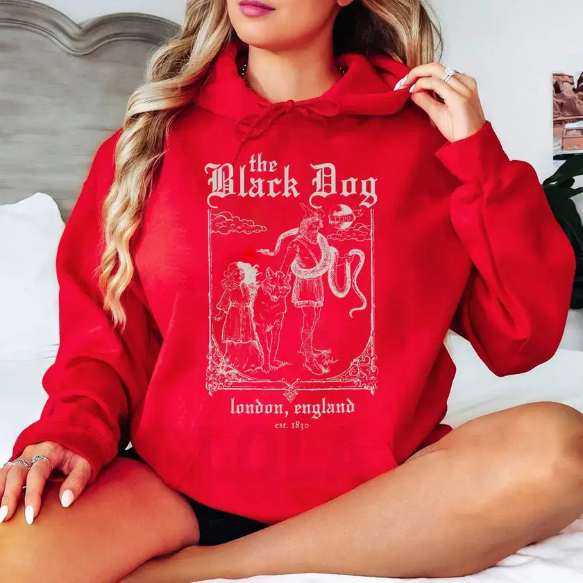 Black Dog Hoodies