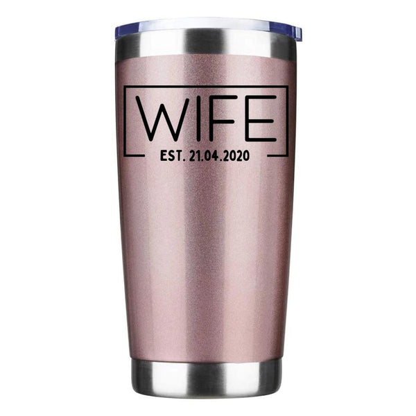 Customizer - Wife Hubs Established Personalized Tumblers