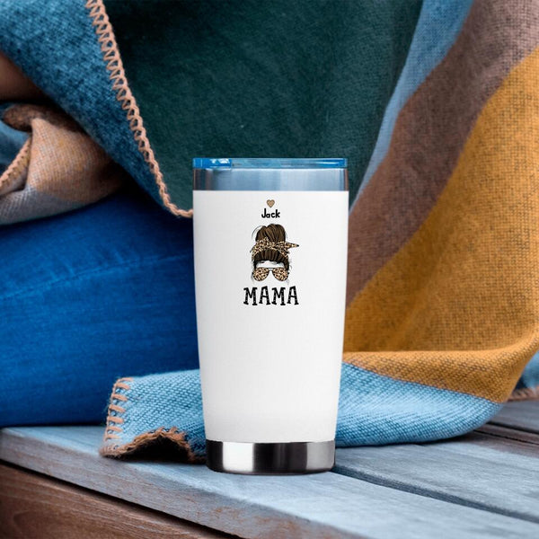 Customizer - Mama And Kids (Messy) Personalized Tumbler