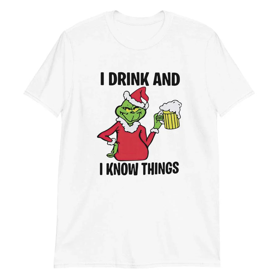 I Drink & I Know Things Christmas  Tee