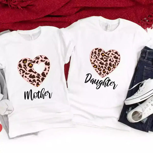 Mother Daughter Heart Tee