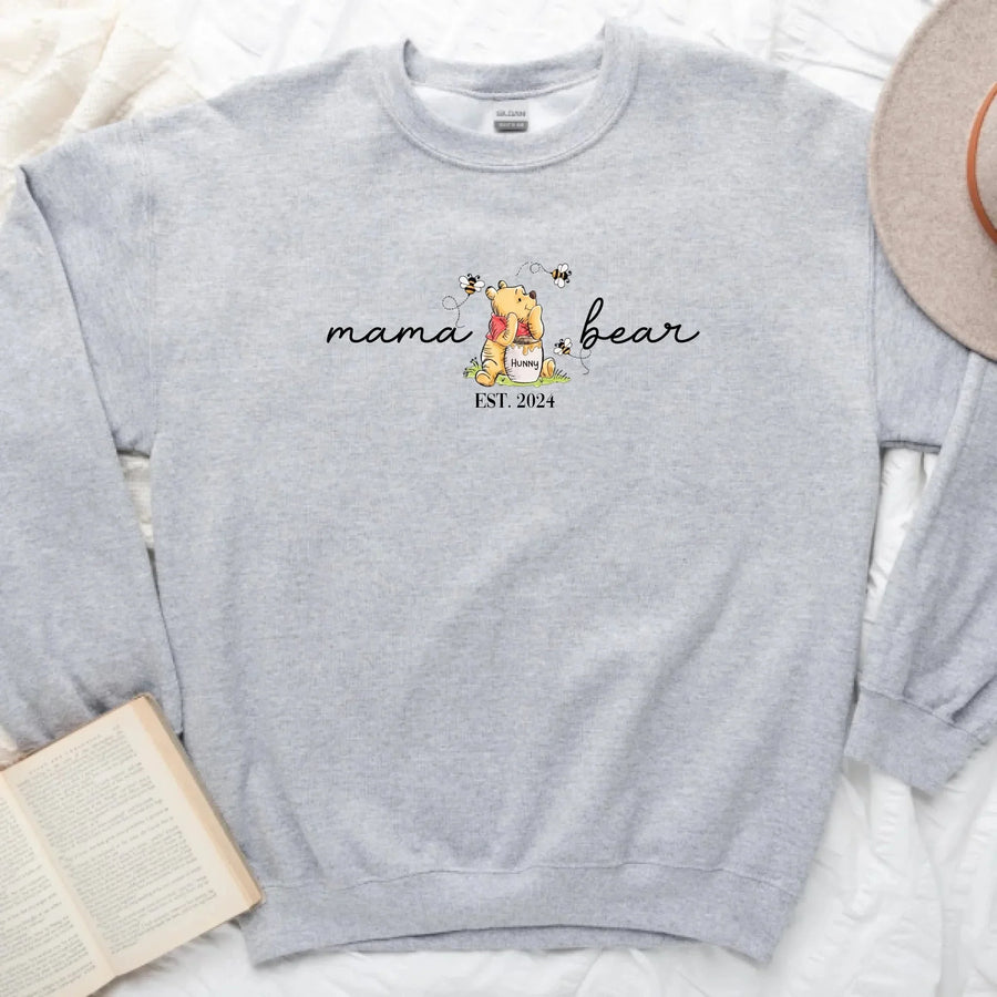 Mama Bear Mother's Day Gift Personalized Sweatshirts-2