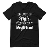 If Lost Or Drunk Please Return To Boyfriend & I'm The Boyfriend Couples Tee Bundle