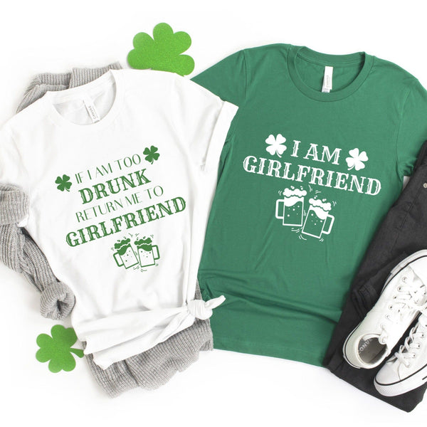 I am Too Drunk Return Me to My Girlfriend Couples Tee Bundle