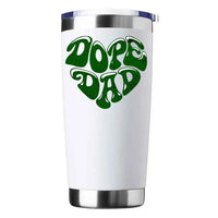 Dope Dad Retro Graphic 20oz Tumbler