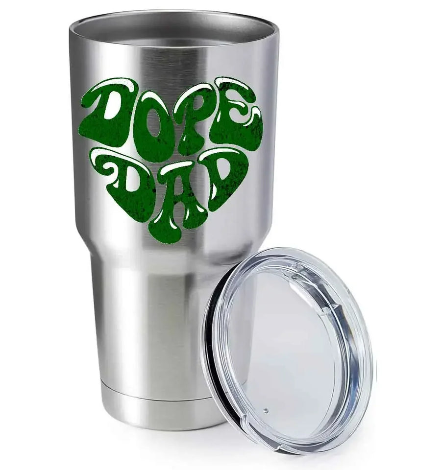 Dope Dad Retro Graphic 30oz Tumbler