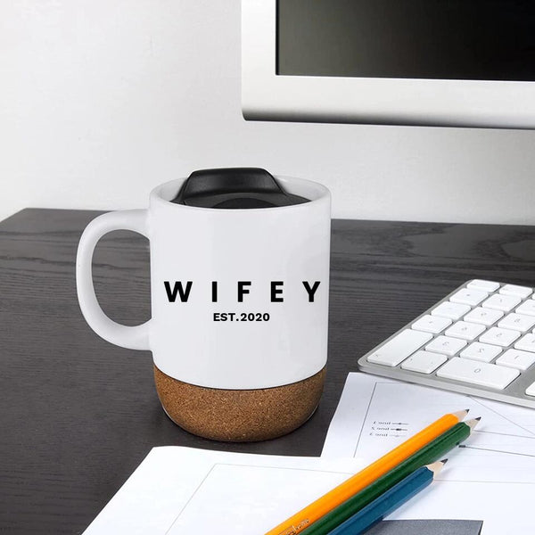 Customizer - Wifey Personalized Cork Mug