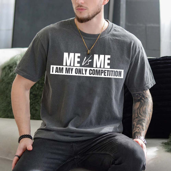 Me vs Me Unisex T-Shirt – Motivational Self-Discipline Tee