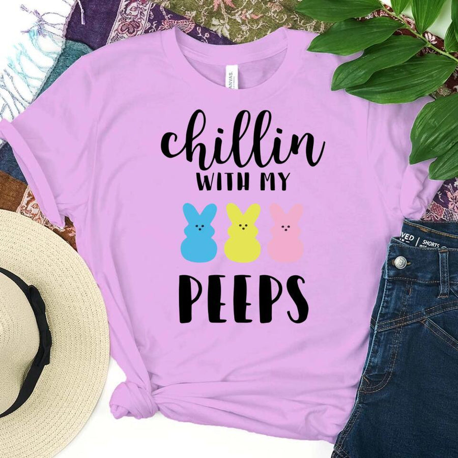 Customizer - Chilling With My Peeps Family Tee
