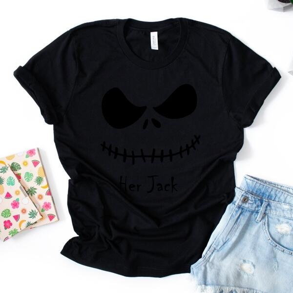 The Jack & The Sally Couples Halloween Tee