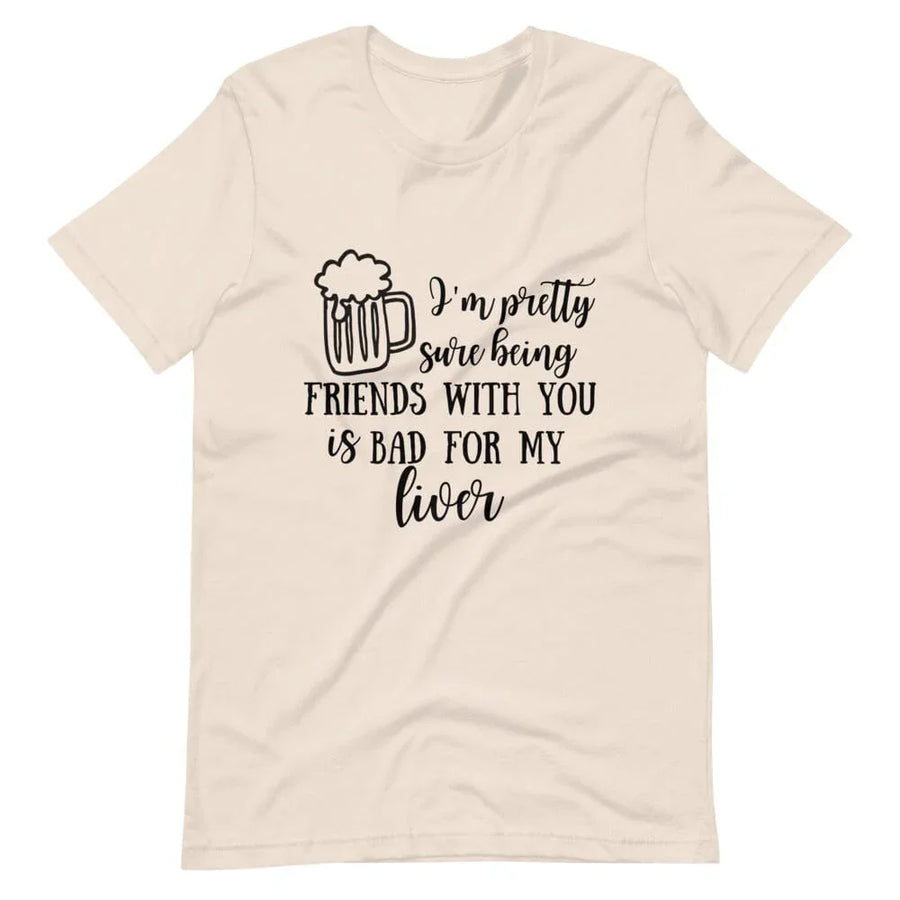 Raising Glasses, Risking Livers Couples Tee Bundle