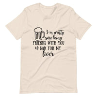 Raising Glasses, Risking Livers Couples Tee Bundle