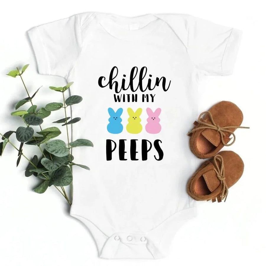 Customizer - Chilling With My Peeps Family Tee
