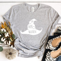 I'm Her BOO, I'm His Witch Halloween Couples Tee