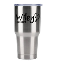 Customizer - Hubby & Wifey Personalized Tumbler