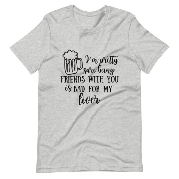 Raising Glasses, Risking Livers Couples Tee Bundle