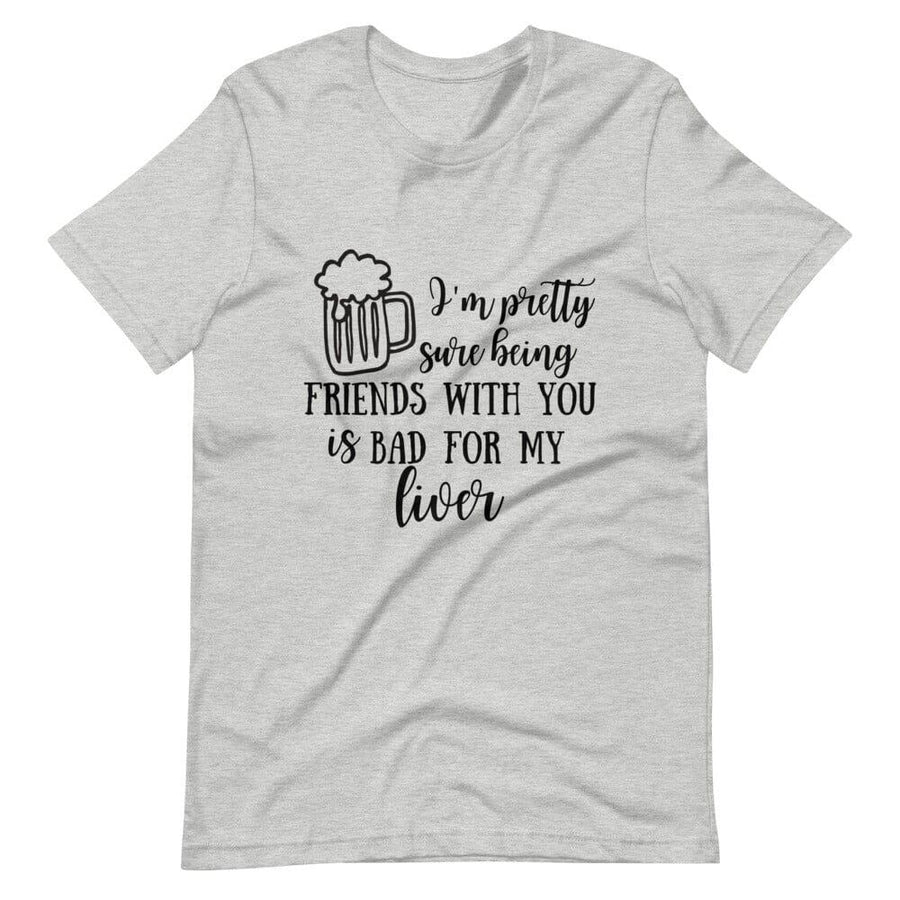 Raising Glasses, Risking Livers Couples Tee Bundle