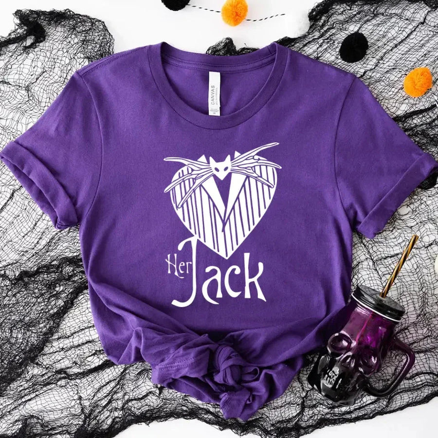 The Jack & The Sally Couples Halloween Tee