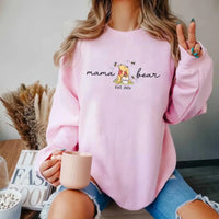 Mama Bear Mother's Day Gift Personalized Sweatshirtspinkl