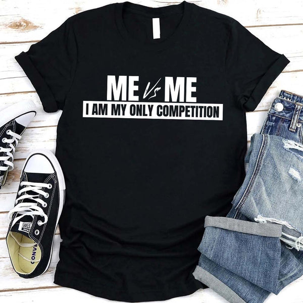 Me vs Me Unisex T-Shirt – Motivational Self-Discipline Tee