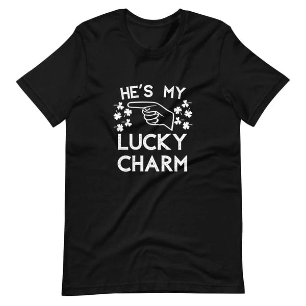 She's/He's My Lucky Charm Pointing Couples Tee Bundle