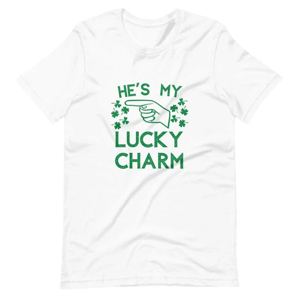 She's/He's My Lucky Charm Pointing Couples Tee Bundle
